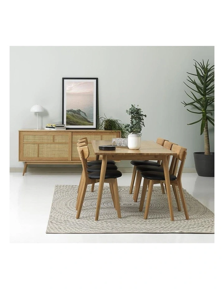 Barrali Sideboard 180cm Natural & Rattan