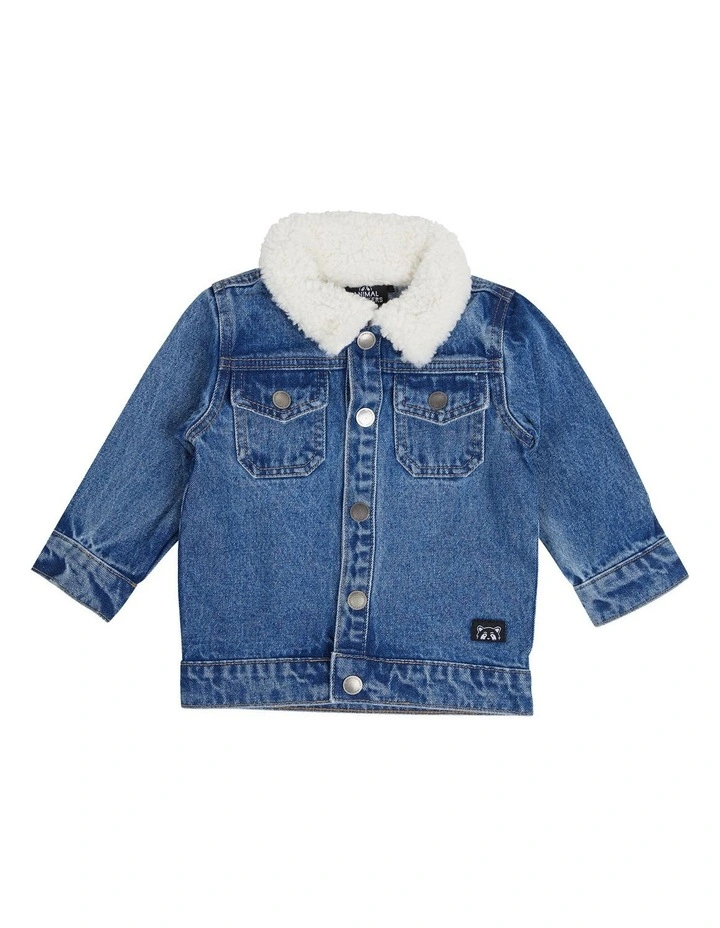 Compound Jacket (Size 0-5) in Denim
