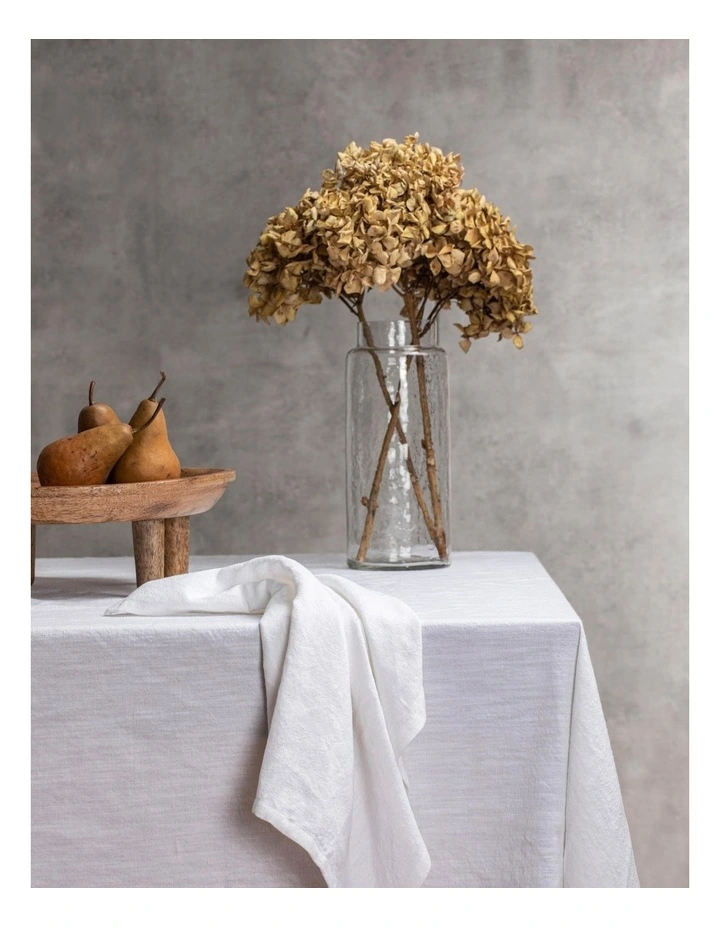 Lina Tablecloth 300cm in White
