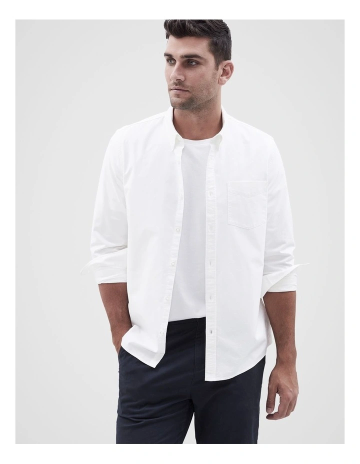 Oxford Regular Fit Shirt in White