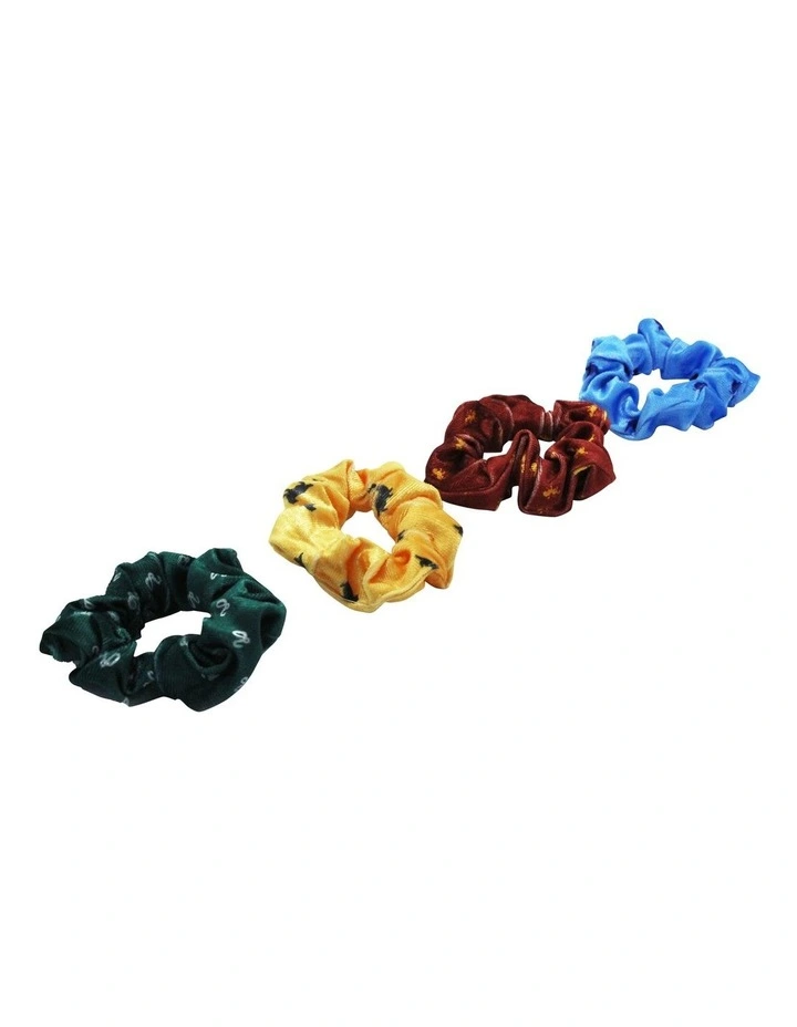 Velvet Scrunchie 4 Pack in Multi