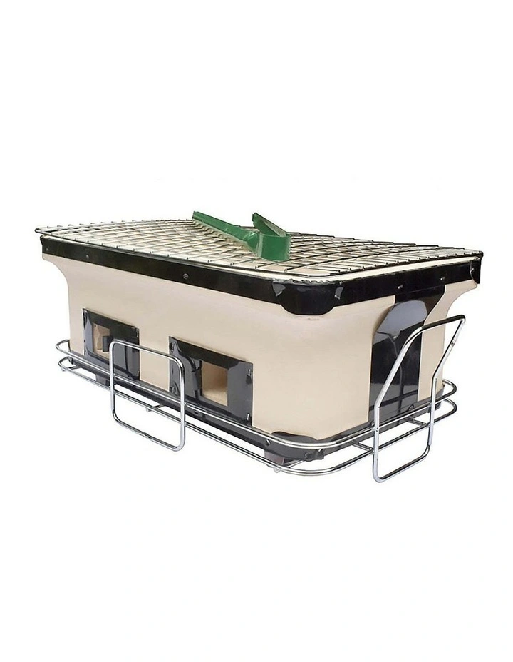 Portable Hibachi Tabletop Grill in Beige