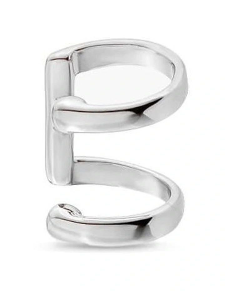 Alchemy Duo Ear Cuff in Silver