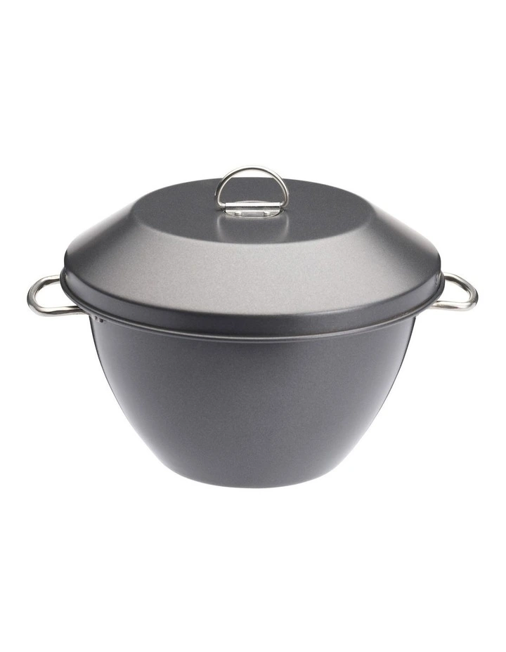 Heavy Base Pudding Steamer 2L in Carbon
