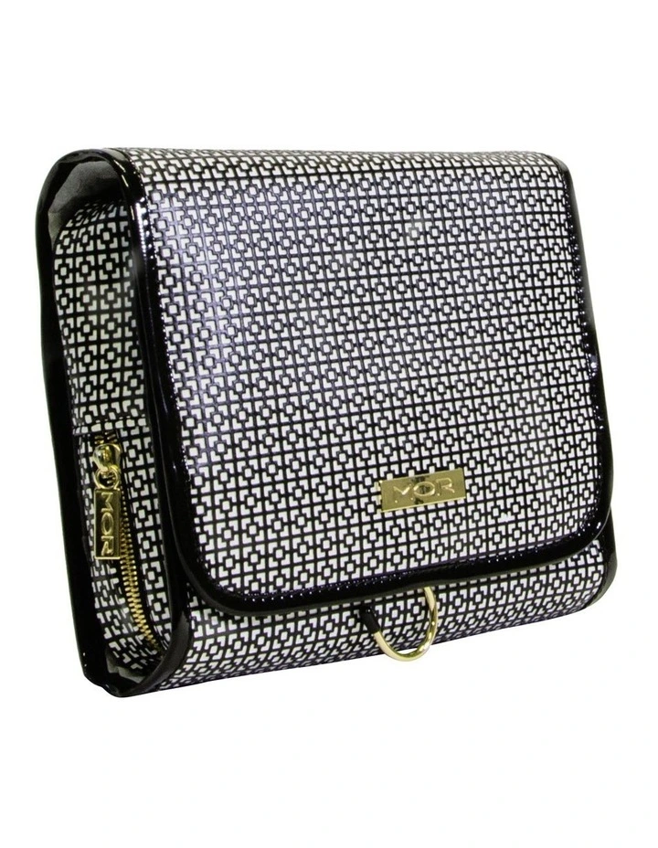 Destination Style London Hanging Fold-Out Bag in Black