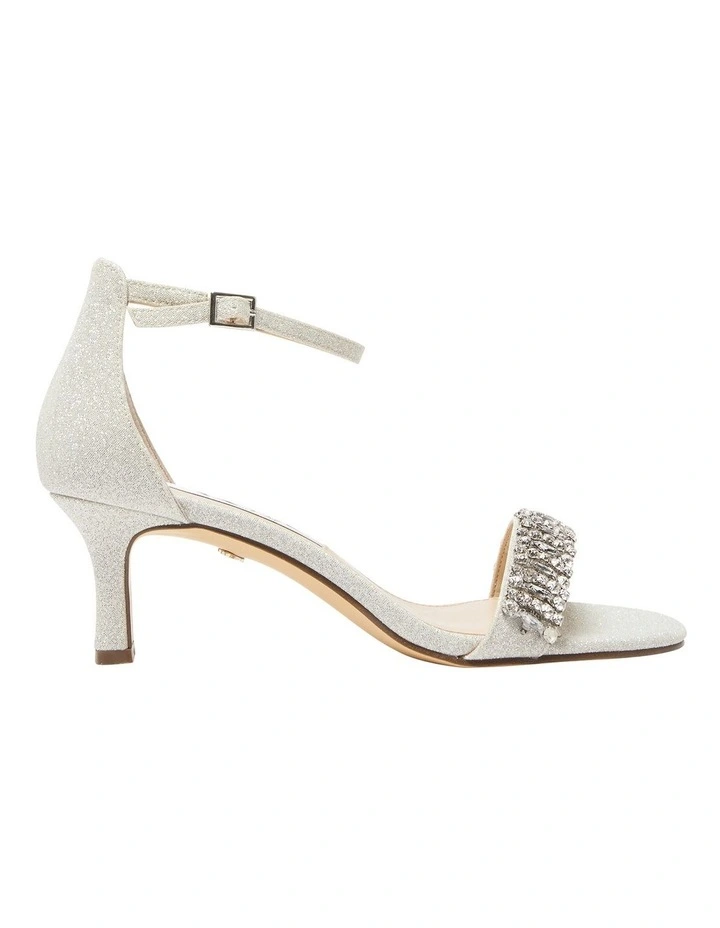 Britany Sandals in Silver Fantasy