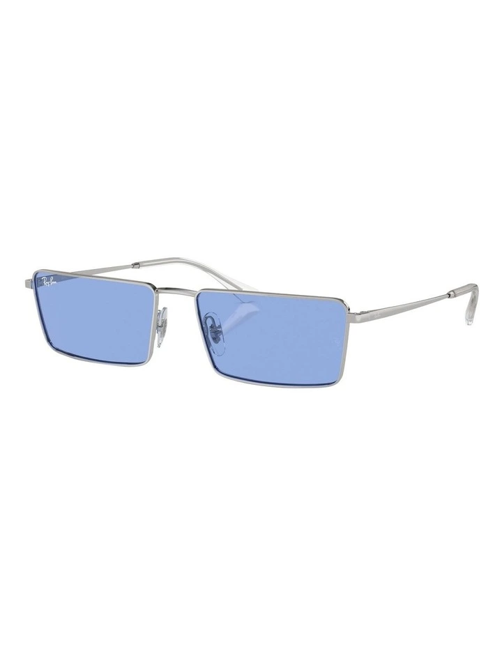 Emy Bio-Based Sunglasses in Silver