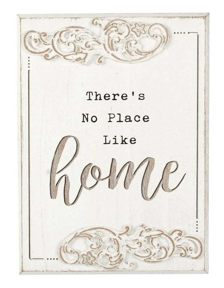 No Place Like Home Wall Art Sign