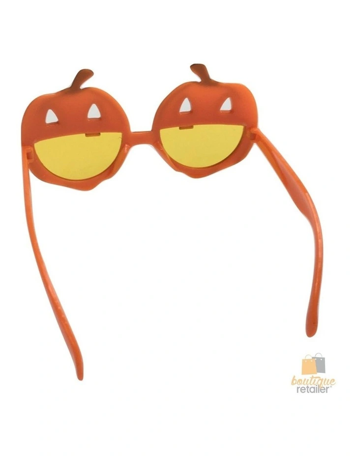 Pumpkin Sunglasses Halloween Party Costume in Multi