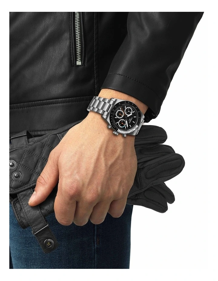 PR516 Mechanical Chronograph T1494592105100 Watch in Black