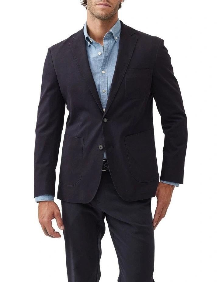 Fairton Sports Fit Jacket in Marine