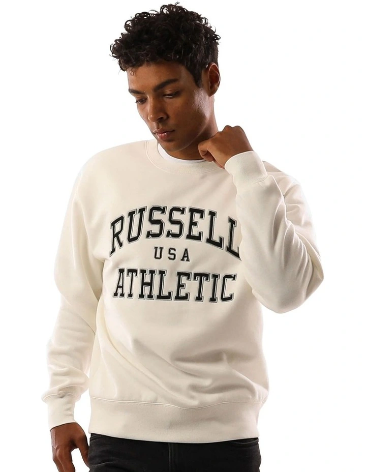 Men's Melrose Crew Sweater in Stardust