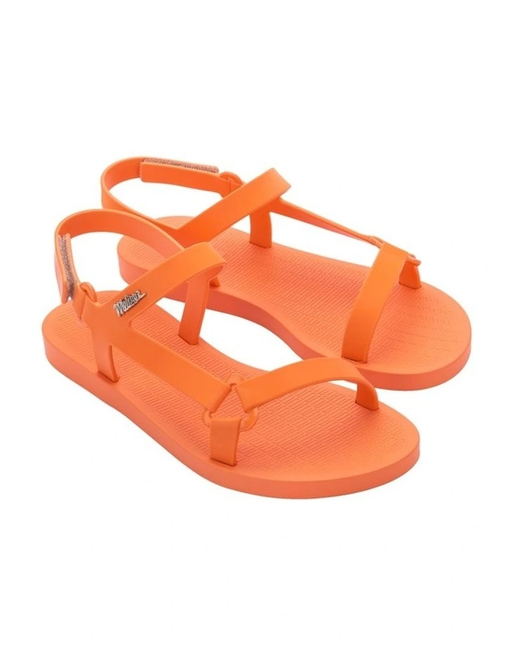 Melissa Sun Downtown Papete Sandal in Orange