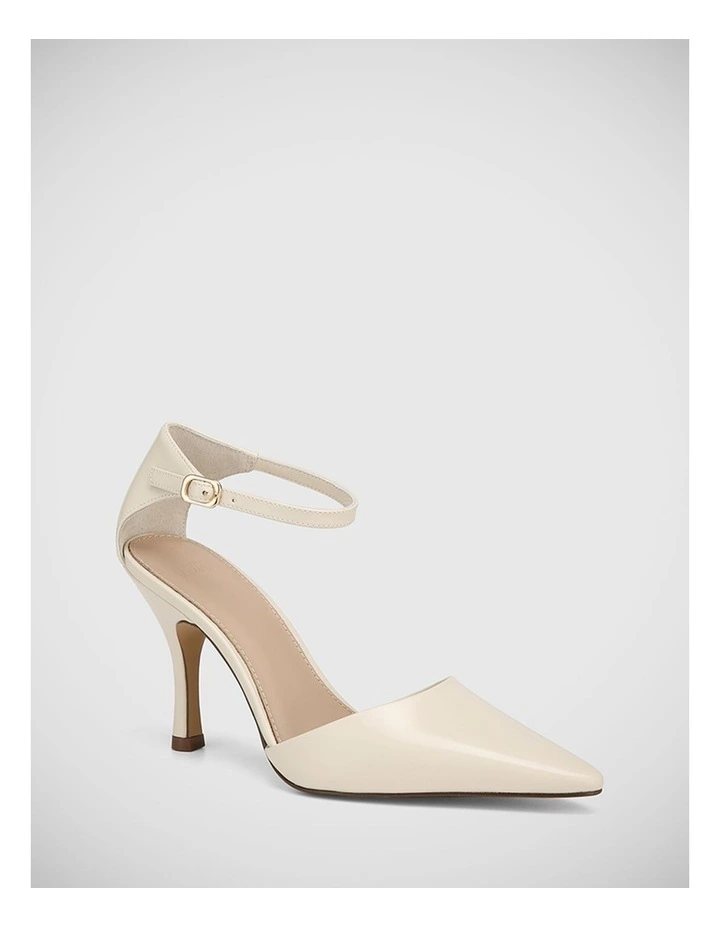 Theo Leather Pump in Vintage Ivory