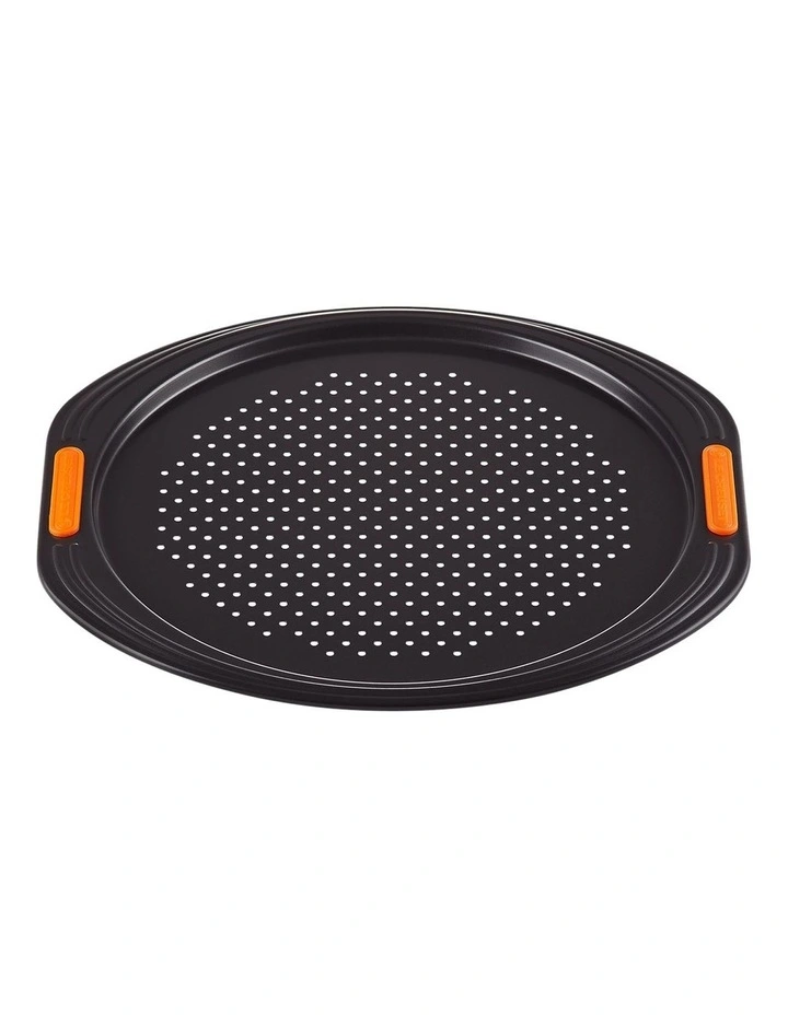 Toughened Non Stick Pizza Tray 33cm in Black