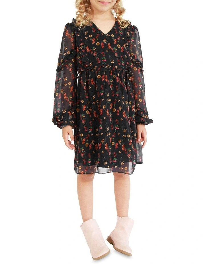 Like You Floral Dress in Navy