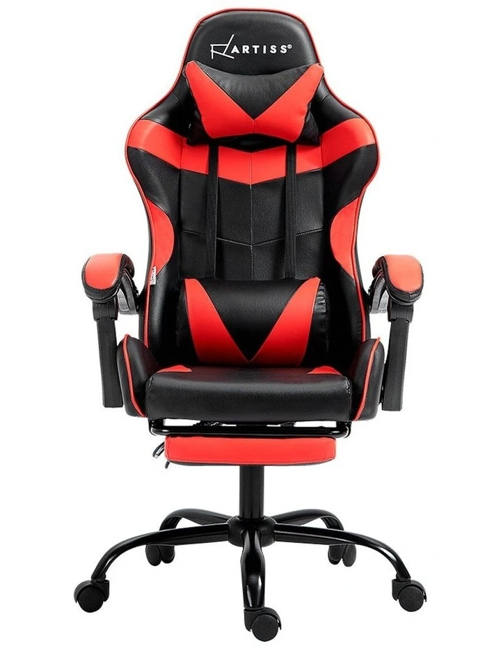 Comfy Office Chair in Red/Black
