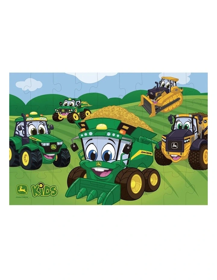 Kids Giant 91x61cm Fun Tractor/Farm Jigsaw Floor Puzzle 36pc