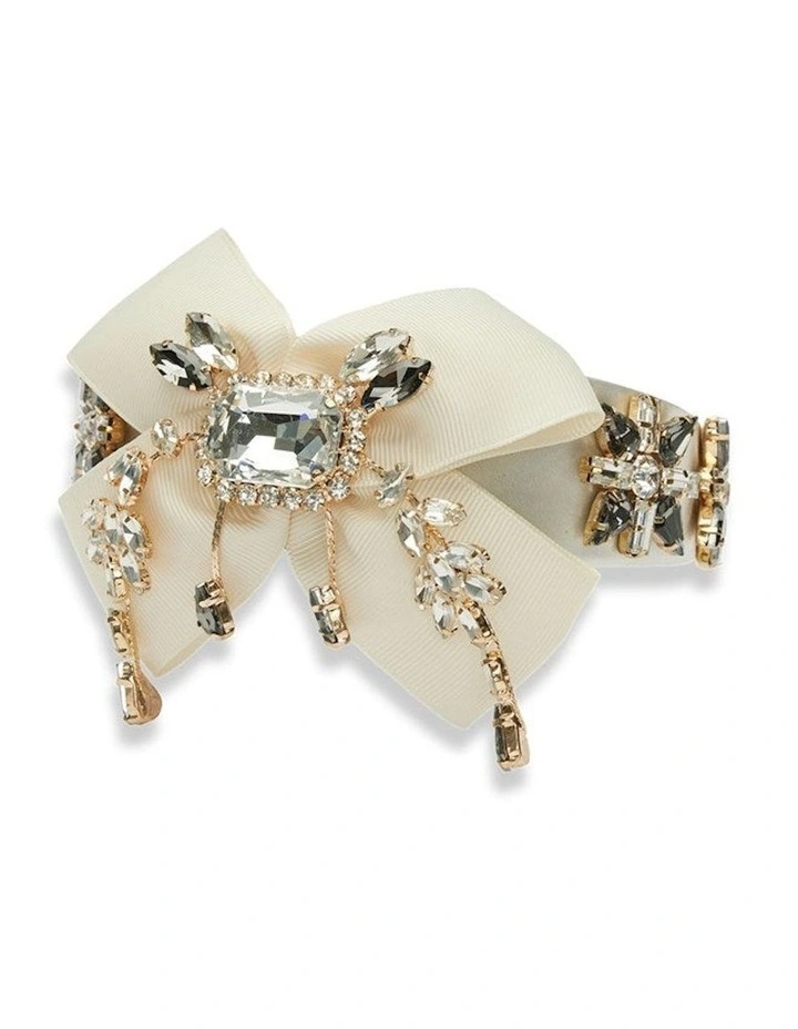 Bridgette Headpiece in Cream