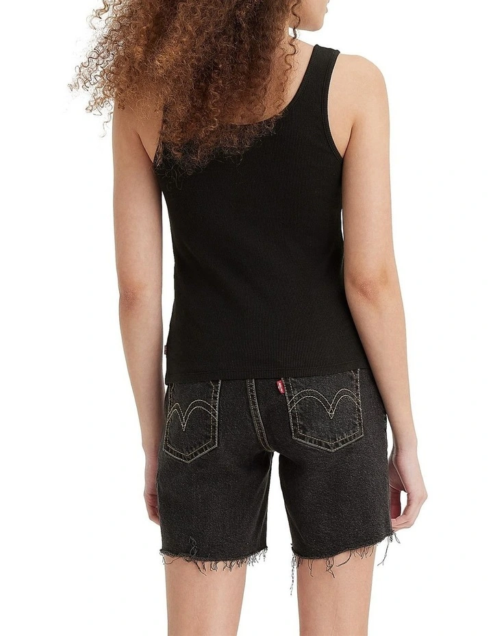 Classic Fit Tank in Caviar