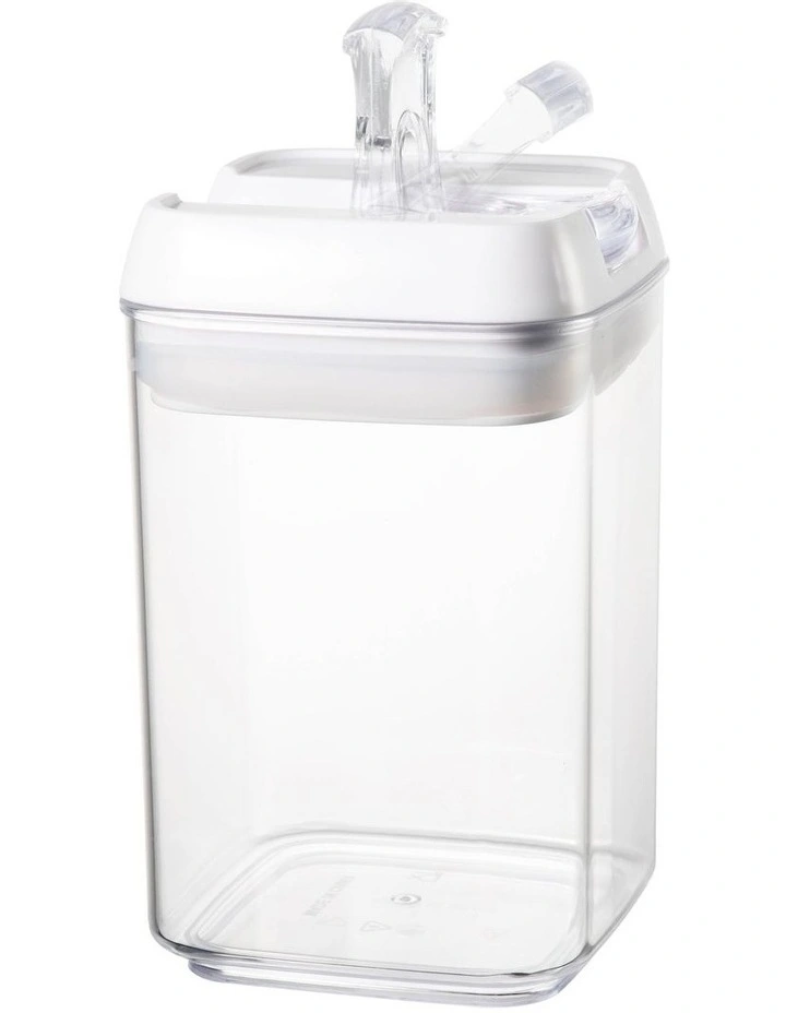 Airtight Food Canister 500ml Set of 2 in White