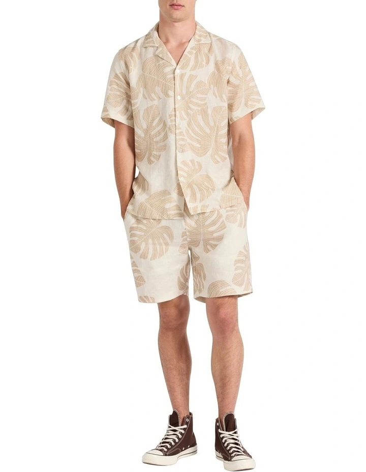 Shadow Dancing Shirt in Beige Multi