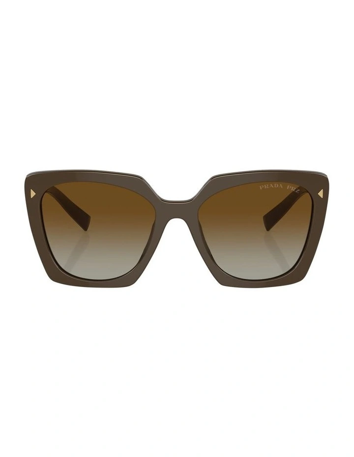 PR 23ZS Polarised Sunglasses in Green