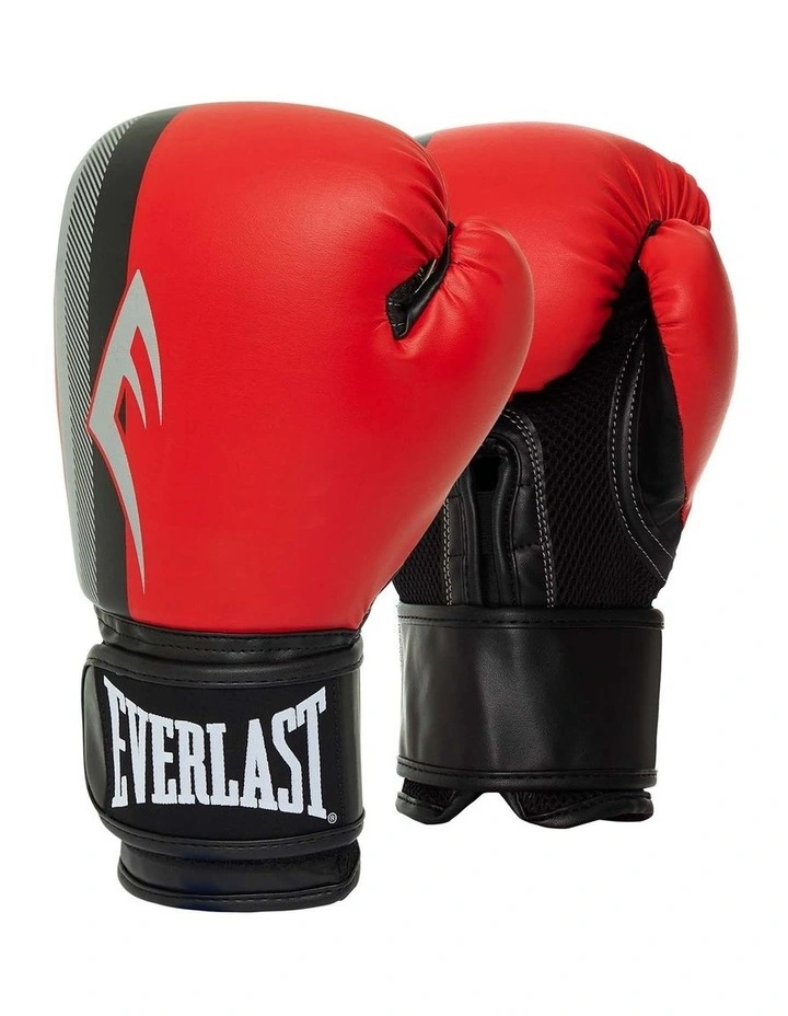 Pro Style Power 12oz Red/Black/Silver Boxing Glove