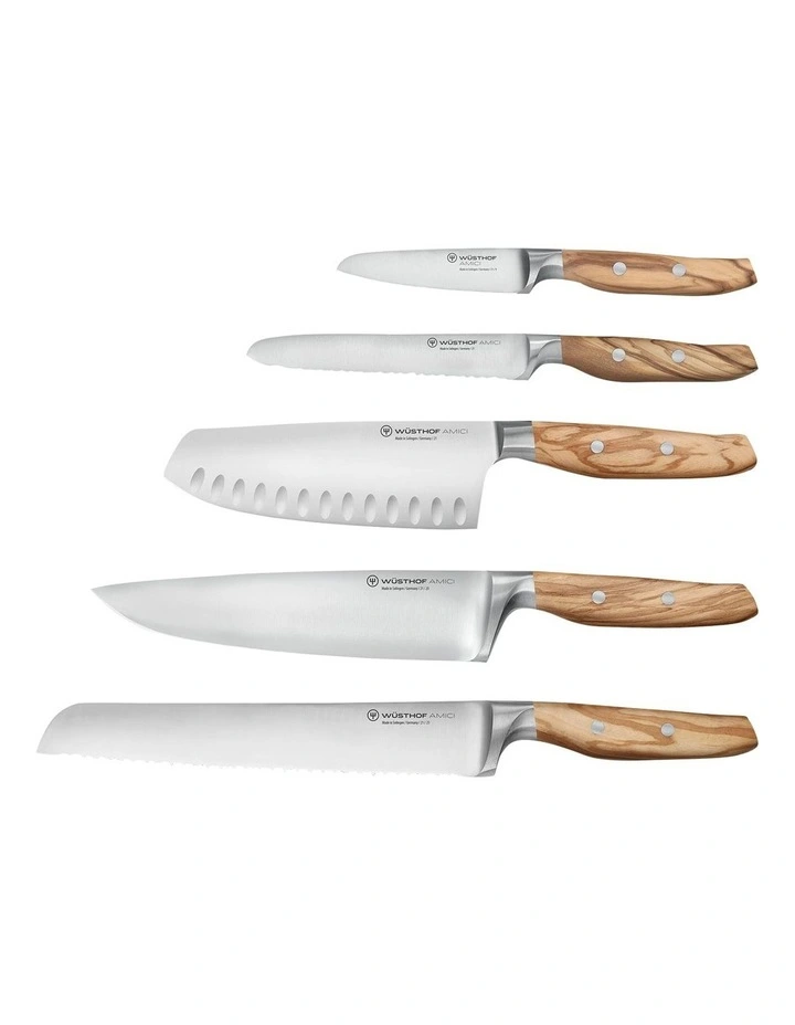 Wusthof Amici Villa 6 Piece Knife Block Set