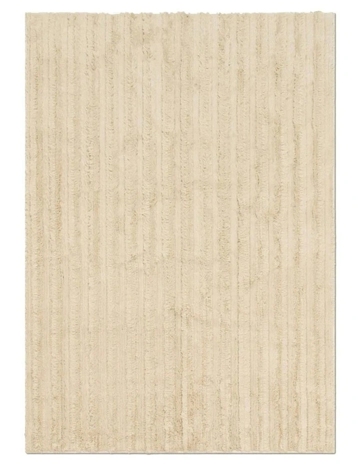 Willow Washable Highland Area Rug in Cream