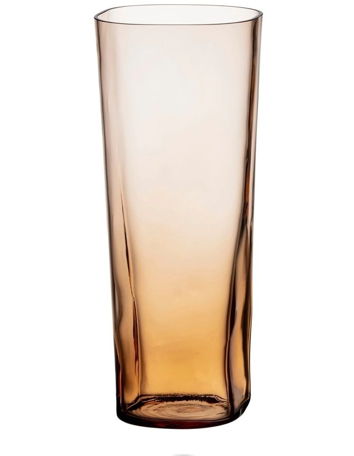 Limited Edition Alvar Aalto Collection Vase 25cm in Rio Brown