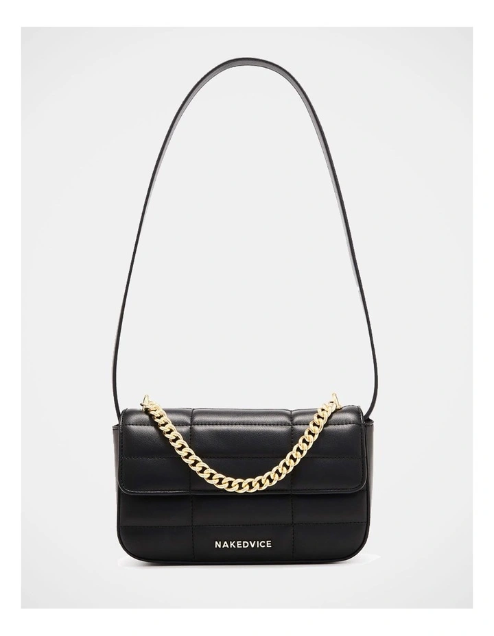 The Dina Handbag in Black/Gold