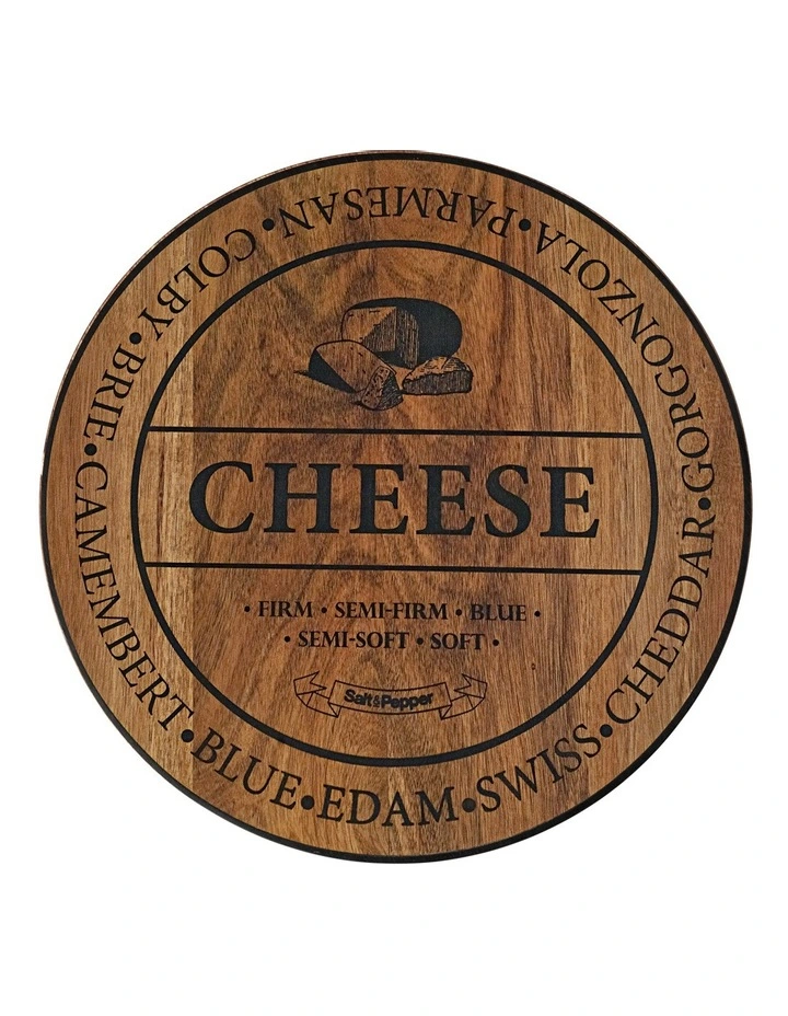 Fromage 40cm Round Cheese Board Natural