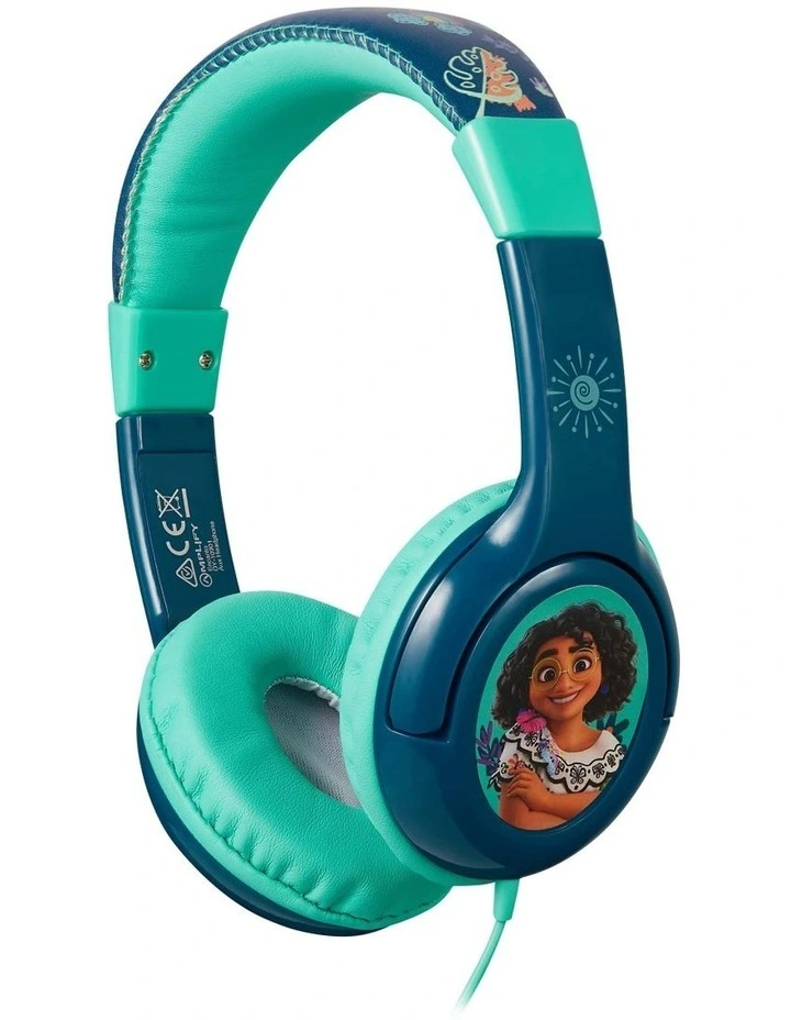 Disney Padded Auxiliary Headphones Encanto in Teal