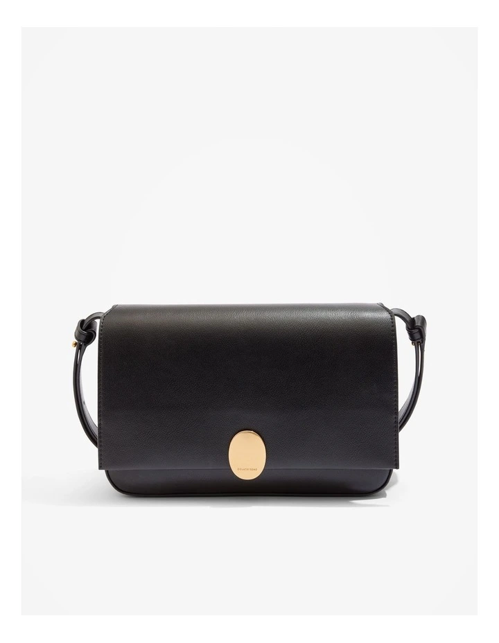 Foldover Pouch Bag in Black