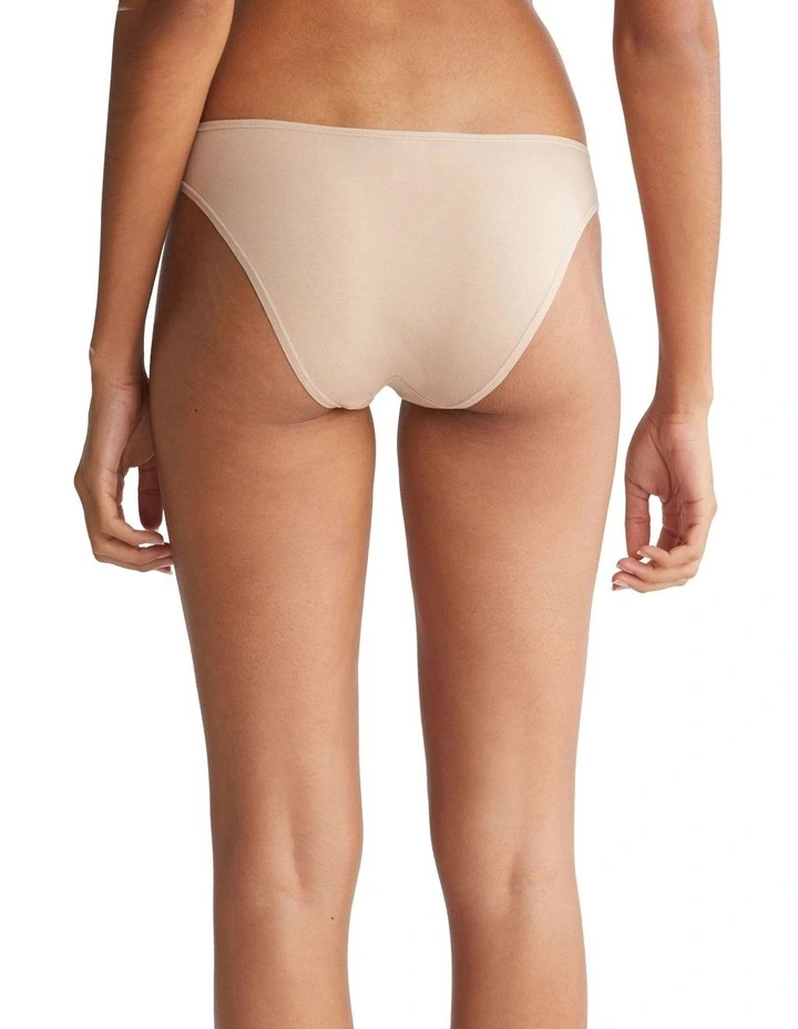 Ideal Cotton Bikini in Beige