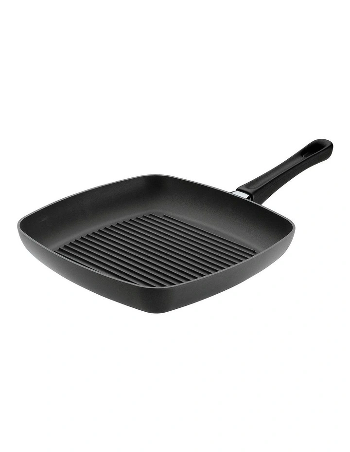Classic Induction 27x27cm Square Grill Pan in Black