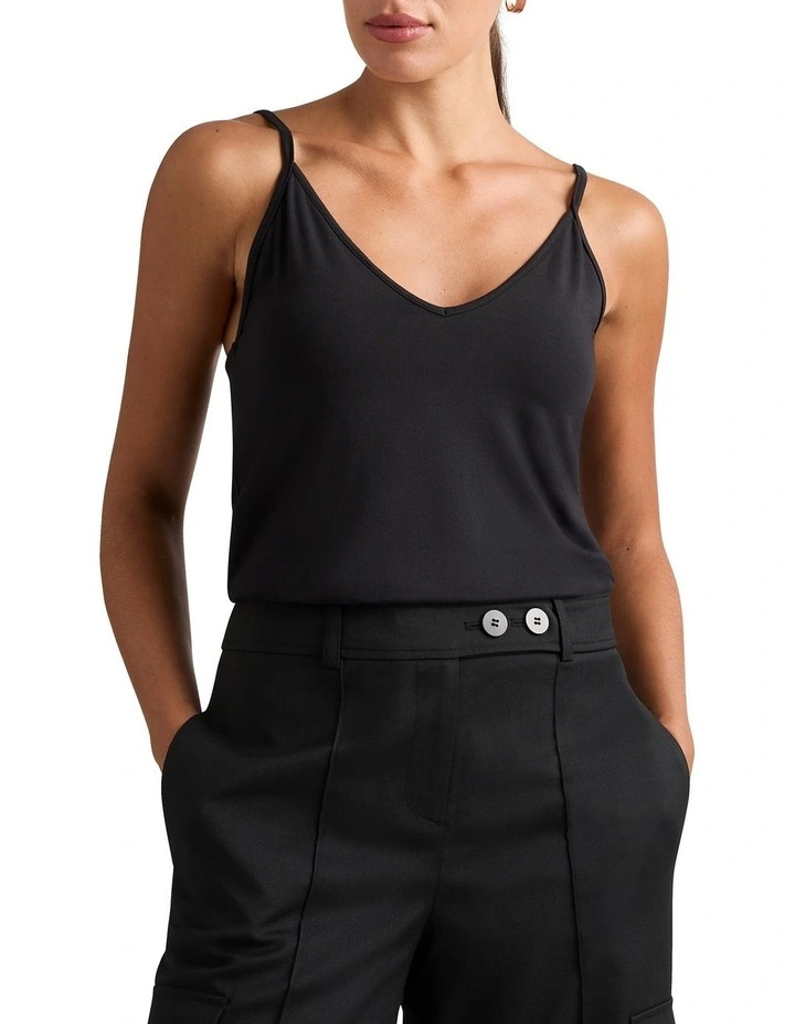 Betsy Bamboo Cami in Black