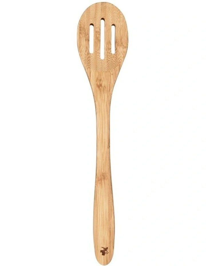 Evergreen Bamboo Slotted Spoon 33cm in Natural