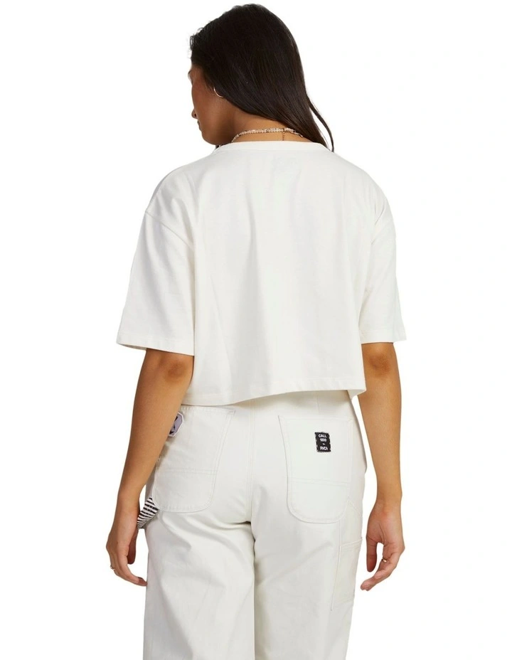 Half Relaxed T-Shirt in White