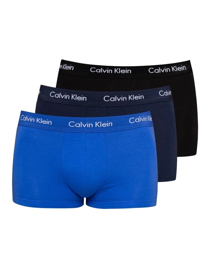 Cotton Stretch Trunk 3 Pack in Multi