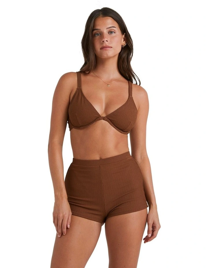 Sunrays Palma Short Bikini Bottoms in Toasted Coconut