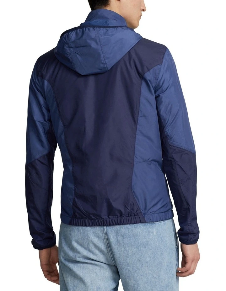 Water-Repellent Ripstop Jacket in Blue