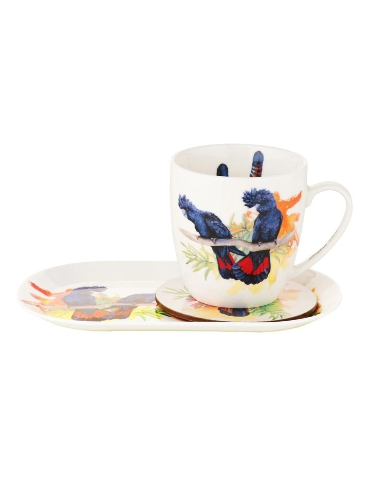 Katherine Castle Bird Life Cockatoo Gift Set in Mixed Colours