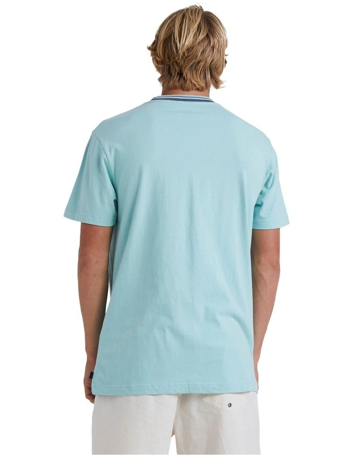 Pacific Fade T-shirt in Pastel Turquoise