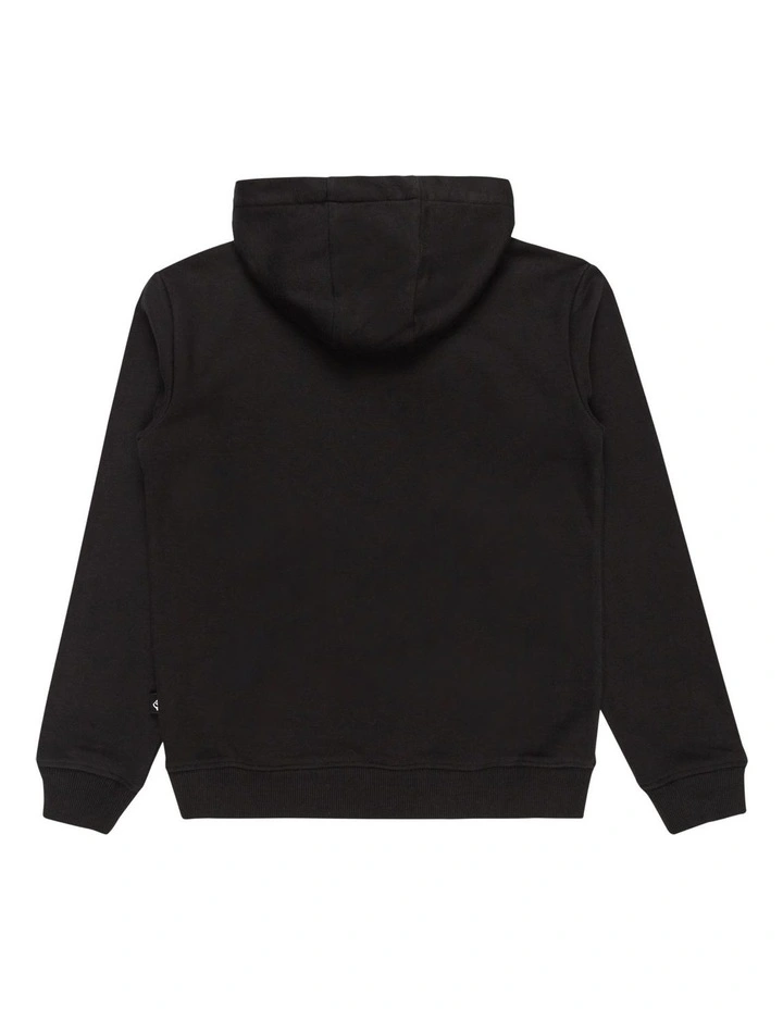 Circle Up Pullover Hoodie in Black