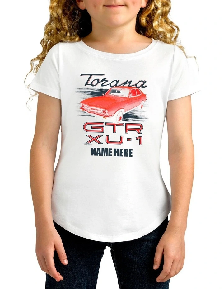 Girl's Holden Torana Personalised Cotton T-Shirt