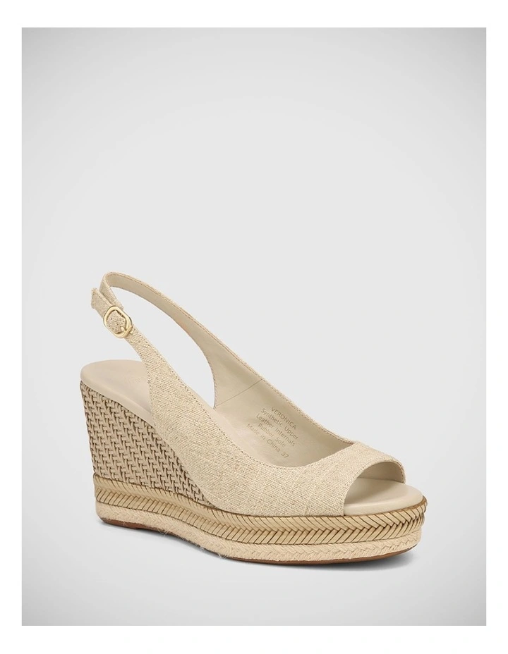 Veronica Textile Sandal in Stone