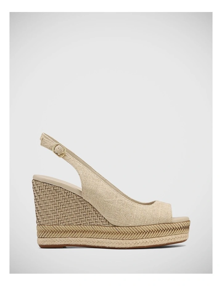 Veronica Textile Sandal in Stone