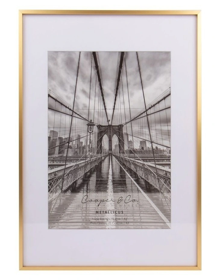 A2 Matt to A3 Photo Frame in Gold